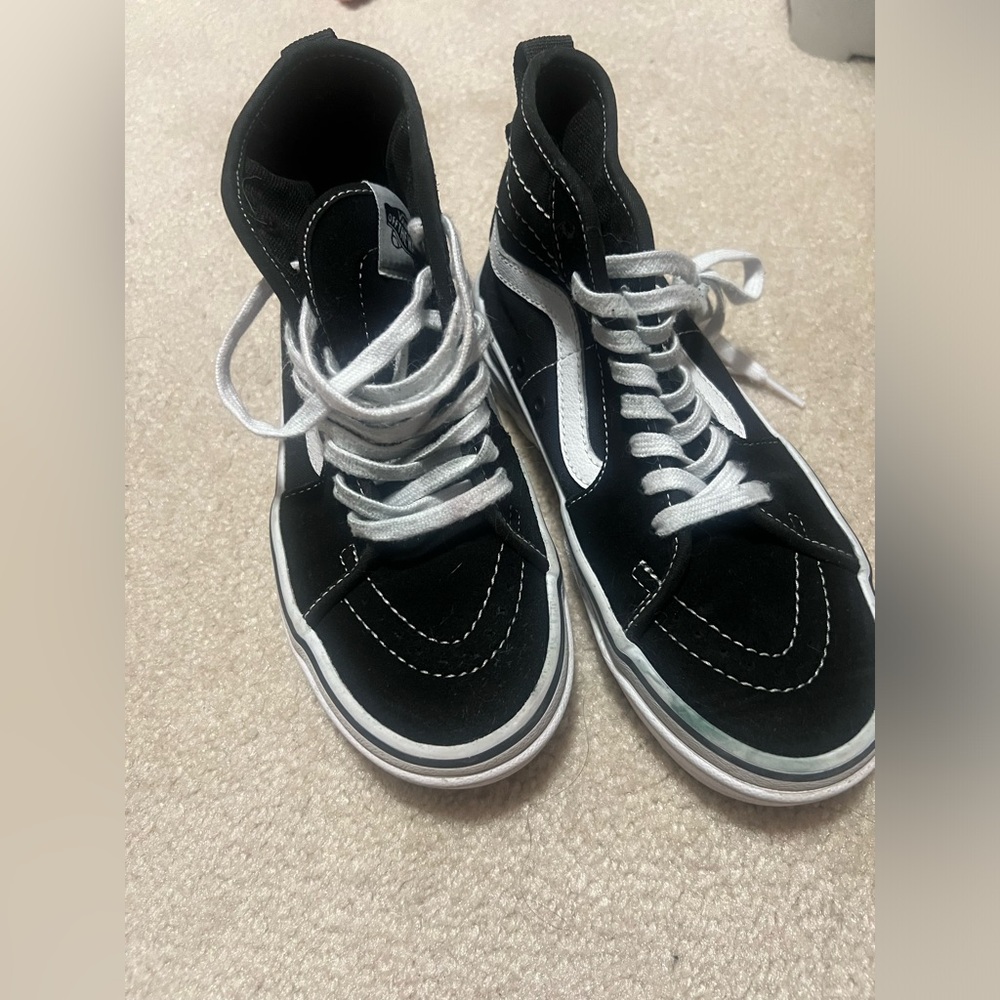Vans black and white sneakers
